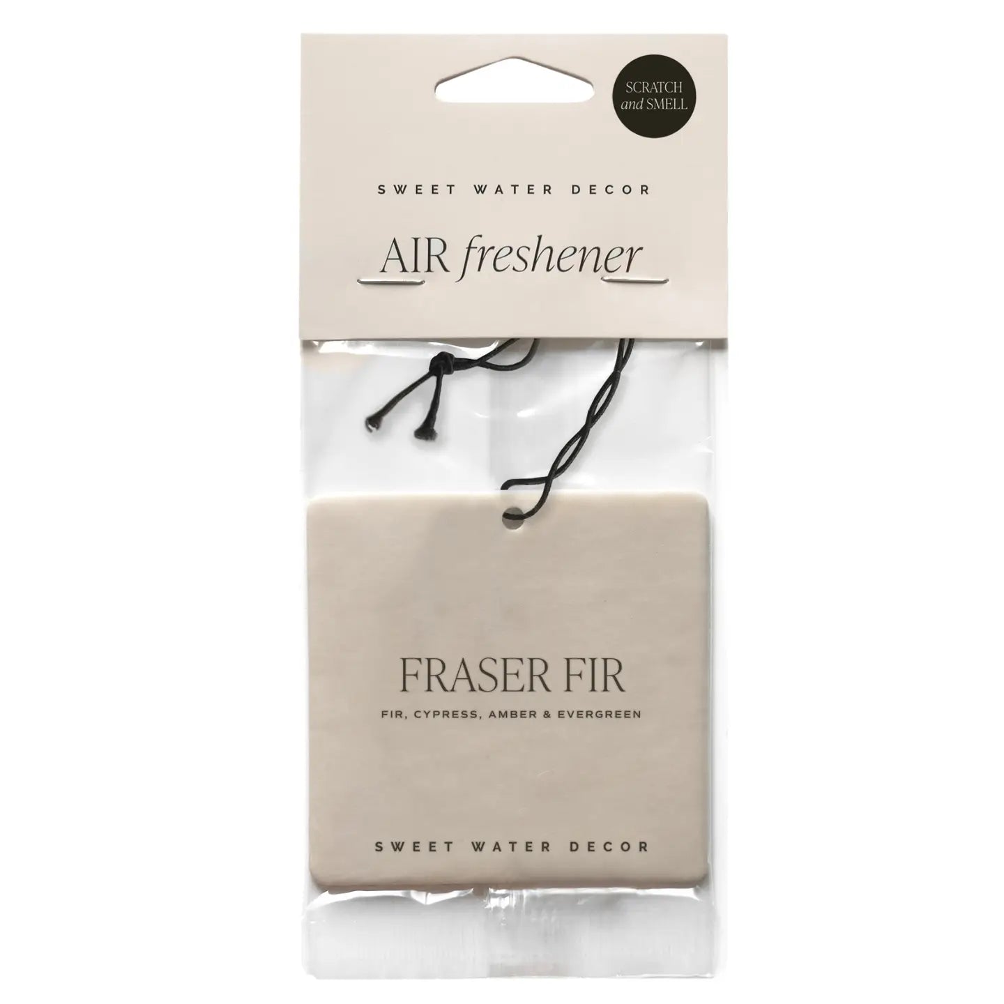 Fraser Fir Hanging Air Freshener (lasts up to 2 months)