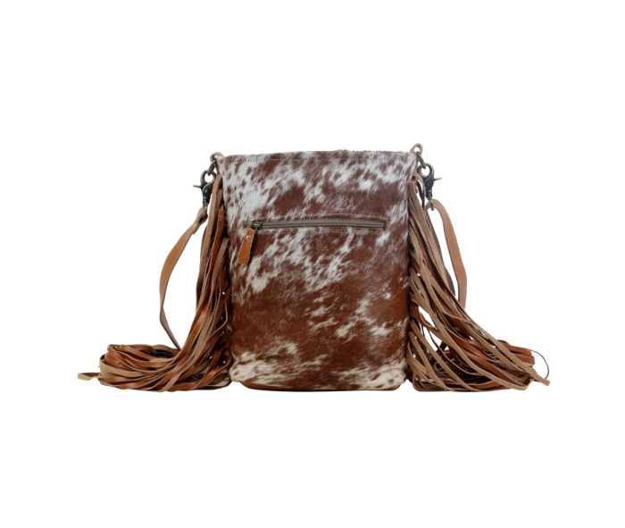 Flouncy Hairon Leather Bag