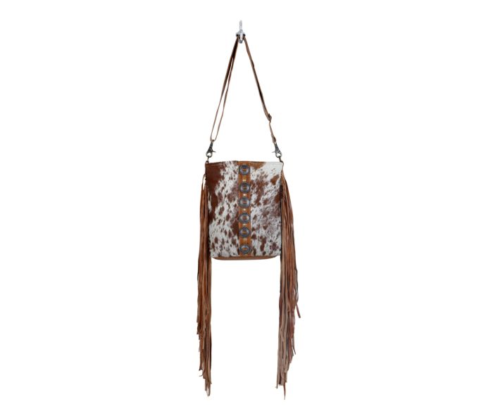 Flouncy Hairon Leather Bag