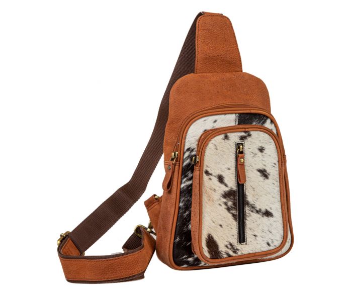 Mountain Bend Genuine Leather Sling Bag