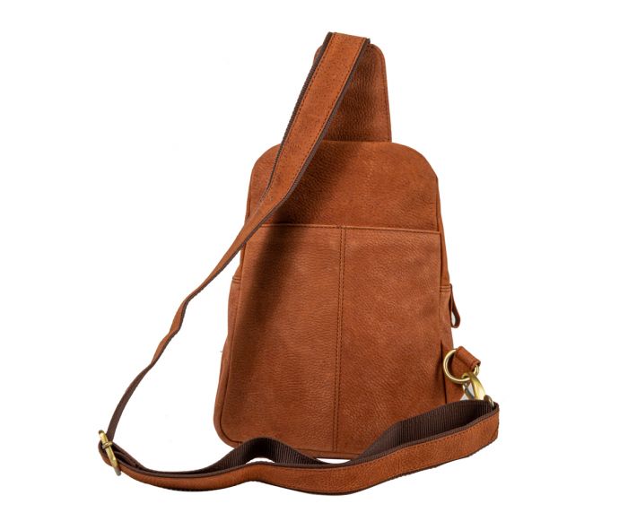 Mountain Bend Genuine Leather Sling Bag