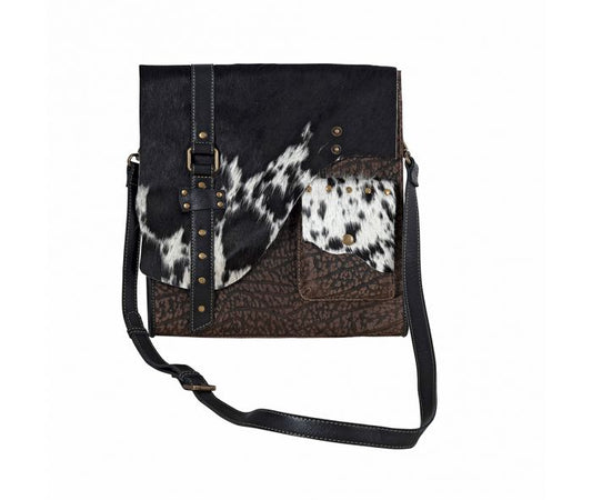 East Fork Ranch Leather & Hairon Bag