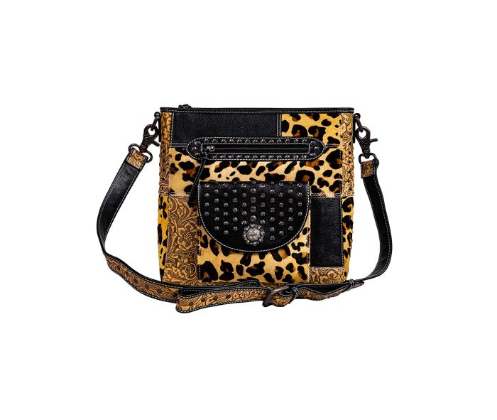 Jaguar Trail Hand-tooled Leather Bag