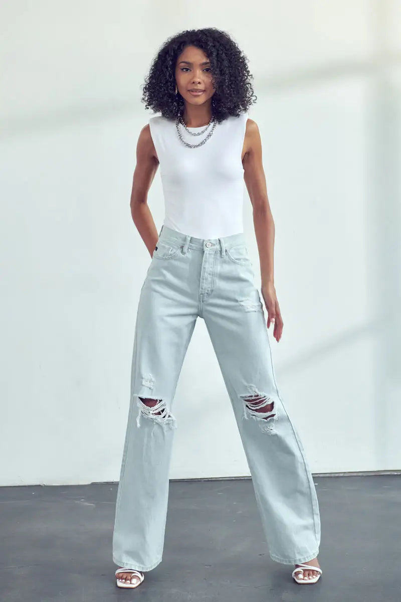 High Rise 70's Flare Jeans