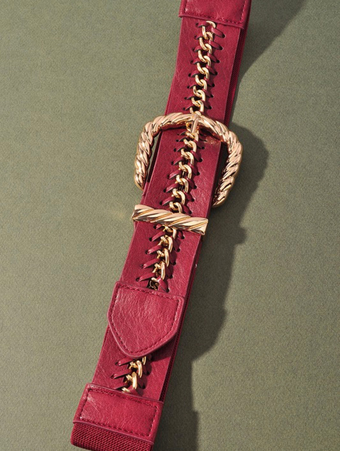 Leather Chain Belt