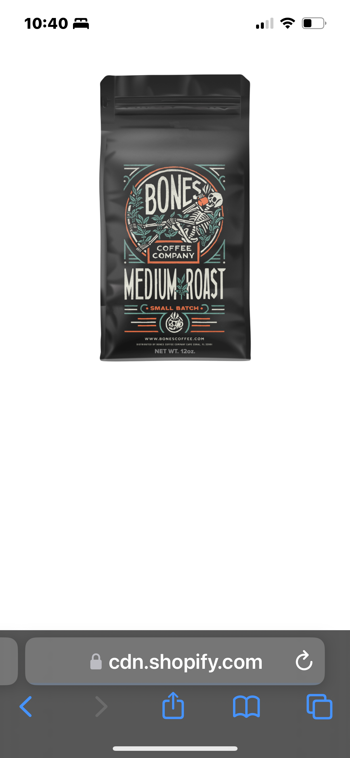 Medium Roast Whole Bean Coffee